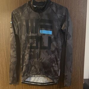 Long-Sleeve Camo Giordana Cycling Jersey - unisex